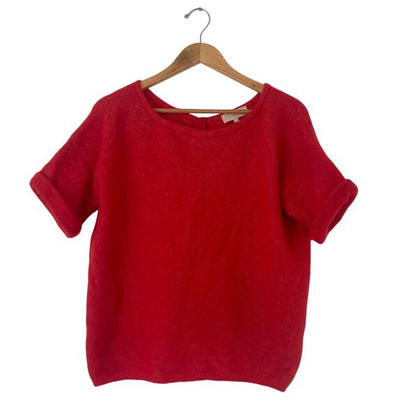 La Maille Sezane Merino Wool Scoop Neck Top Size Small - Picture 1 of 5